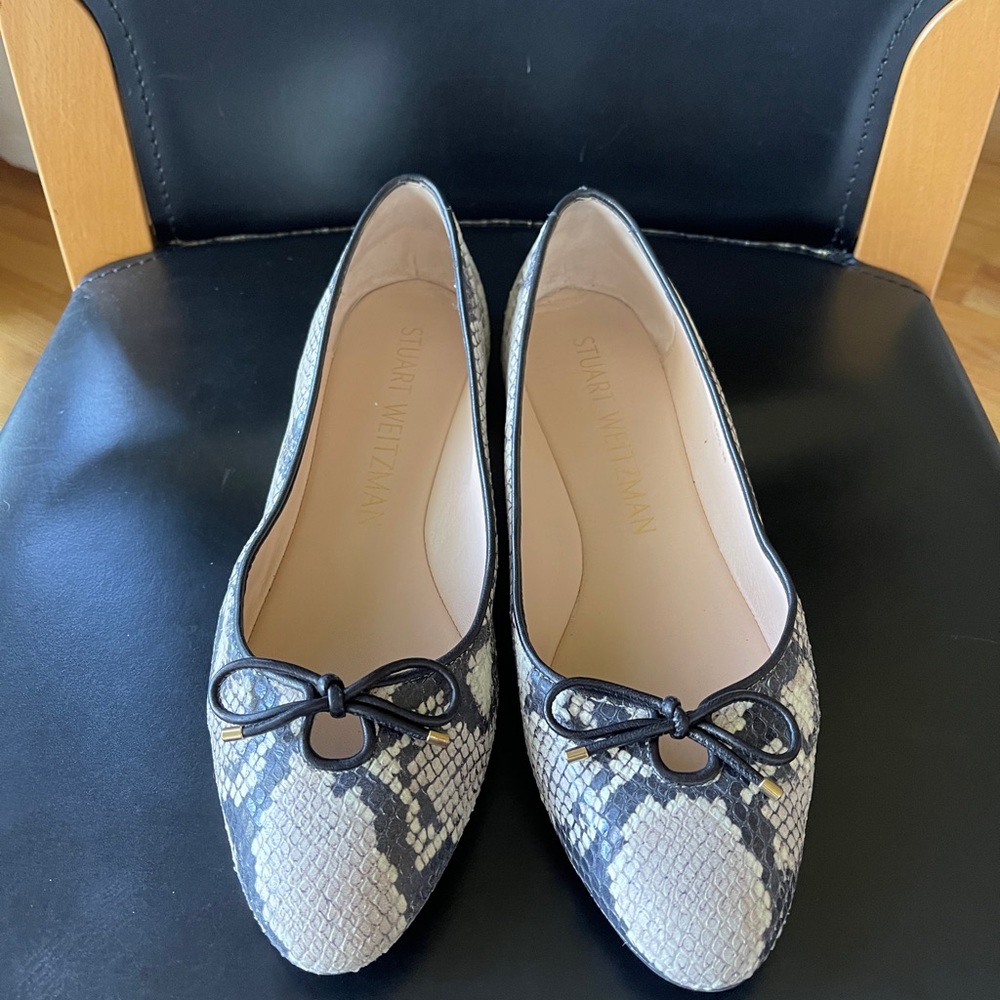 Stuart Weitzman Python Gabby Flats - image 1